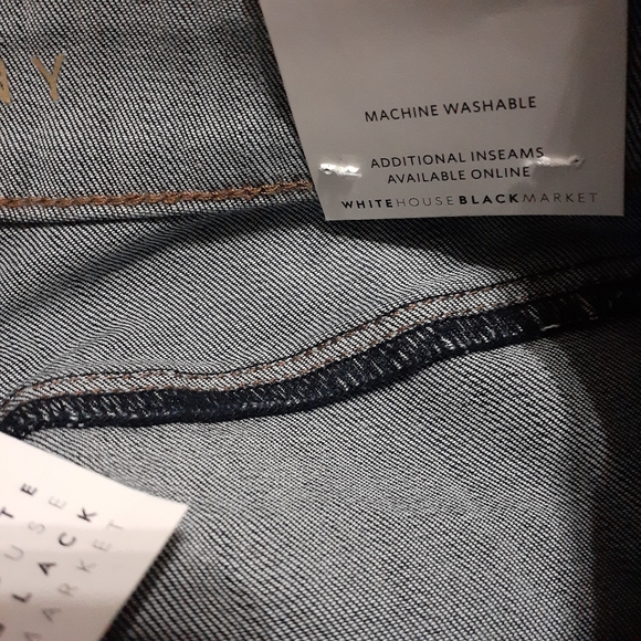 WHITE HOUSE BLACK MARKET Embelished Tuxedo Jeans - Picture 10 of 16